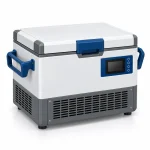 Portable ULT freezer with carry handles