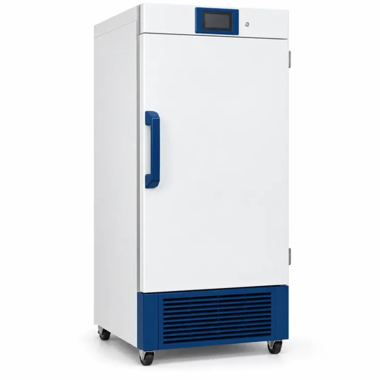 Upright biomedical freezer
