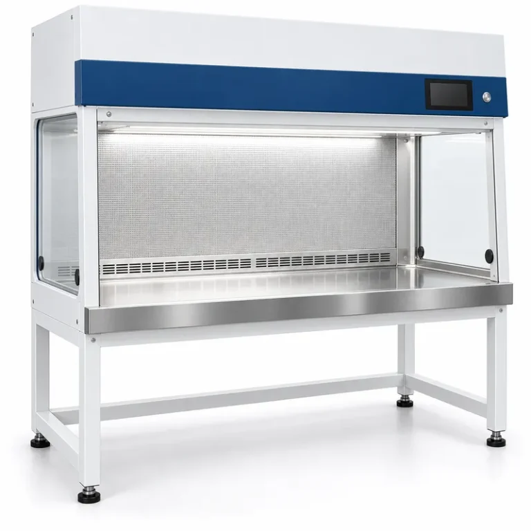 Horizontal laminar air flow clean bench