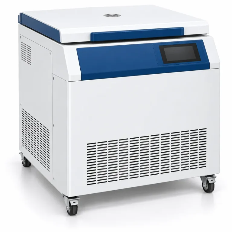 Floor-standing laboratory centrifuge