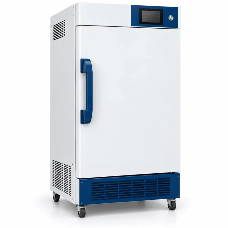 Upright plasma freezer