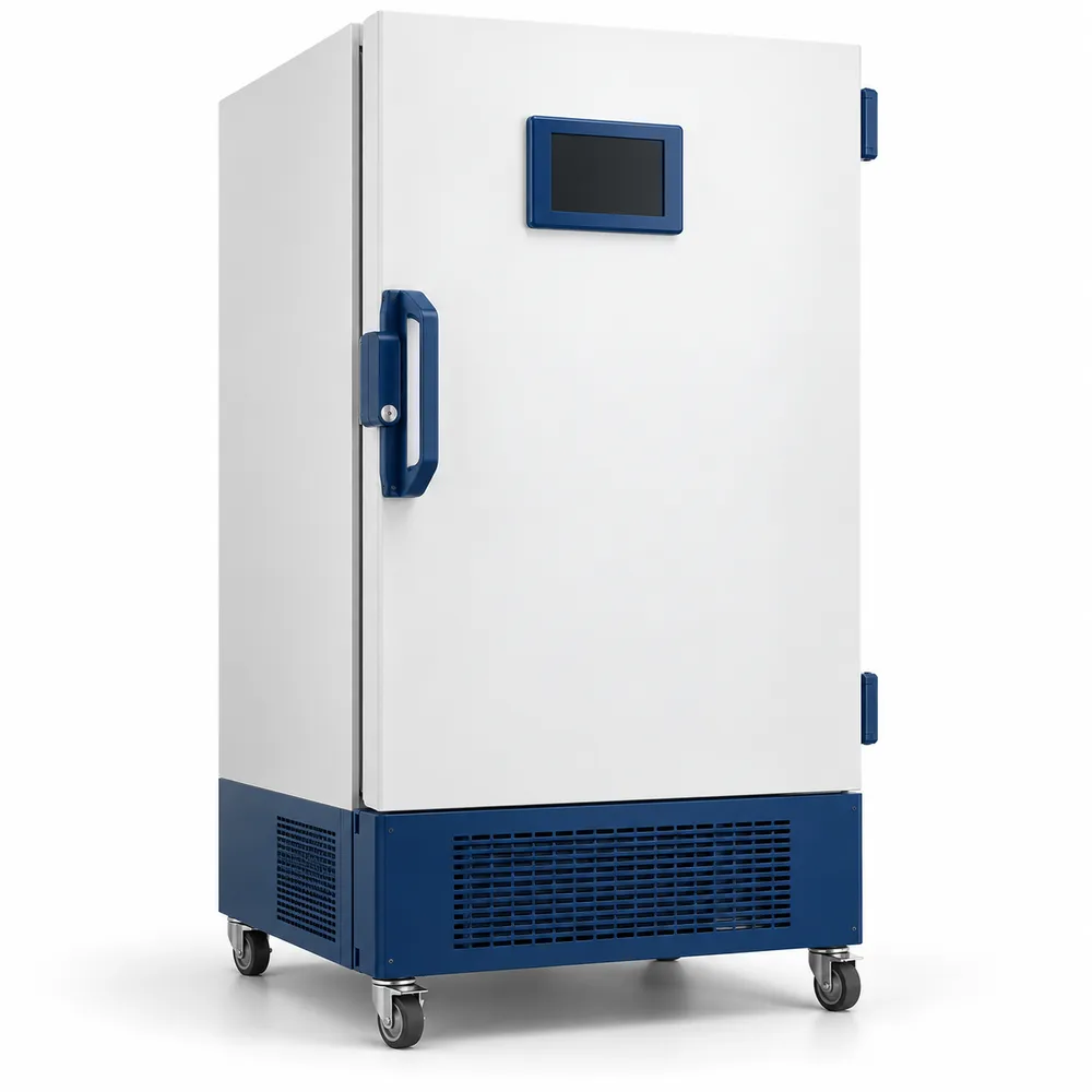 UltraEco upright ULT freezer, front view